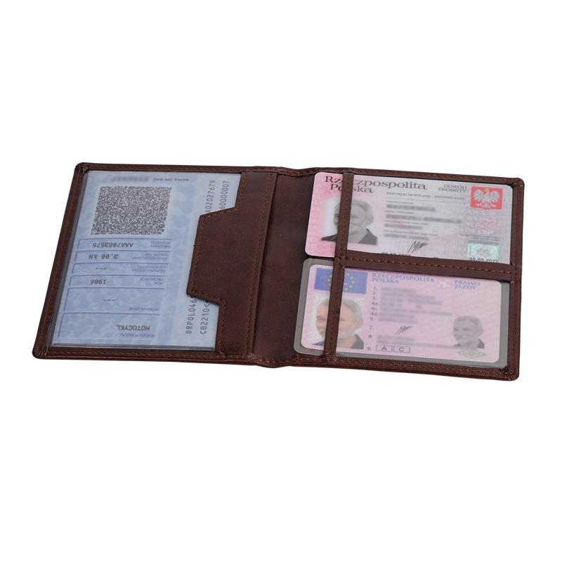 Classic ID holder, brown photo