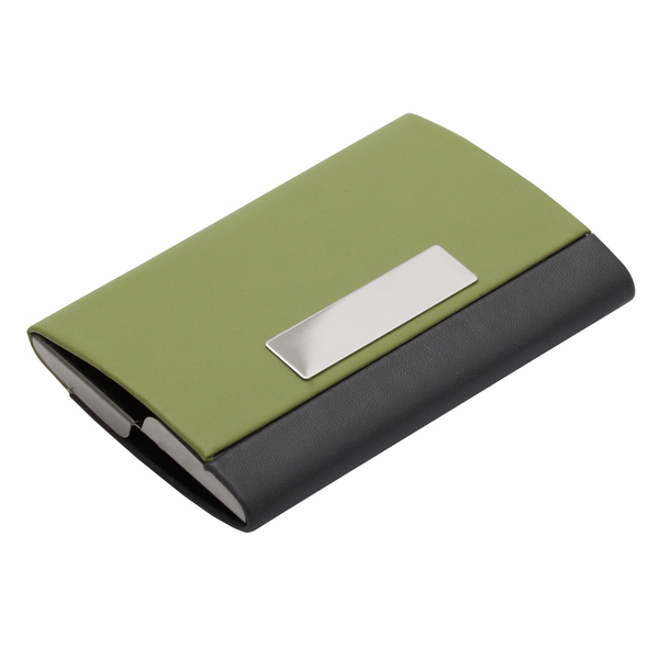 Comely business card holder, green photo