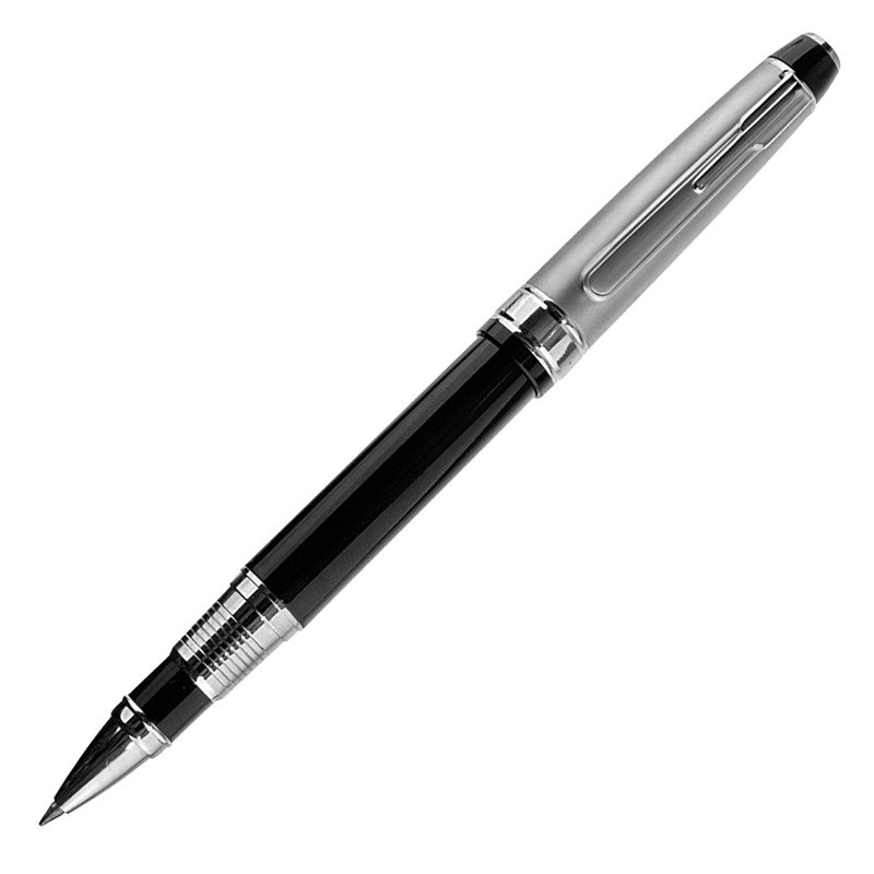 Milord roller pen, black/silver photo
