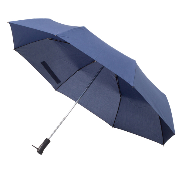 Vernier foldable stormproof umbrella, dark blue photo