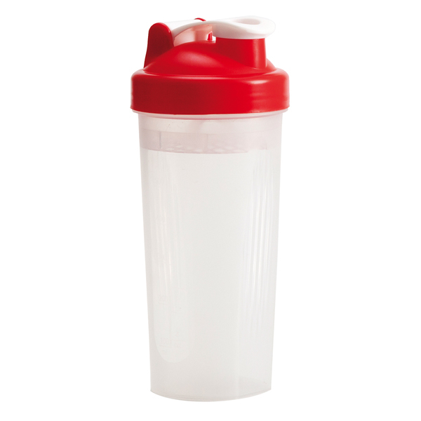 600 ml Muscle Up shaker, red/colorless photo