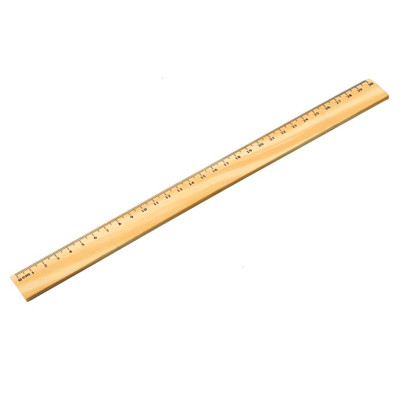 Ruler 30 cm, brown photo