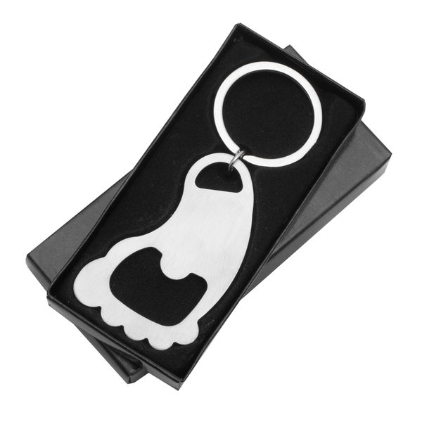 On Tap metal keyring – opener, silver photo