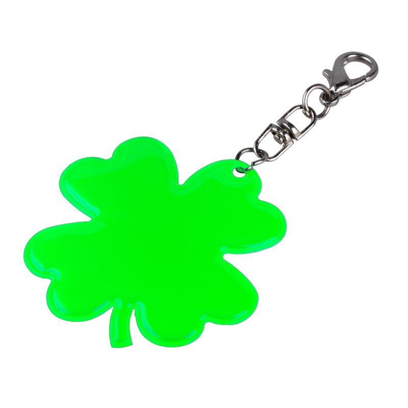 Lucky Clover safety keyring, green photo