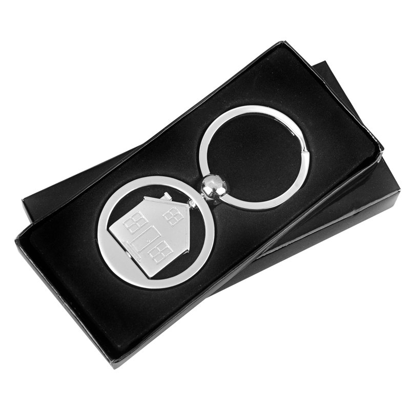 Under Roof keyring, silver photo
