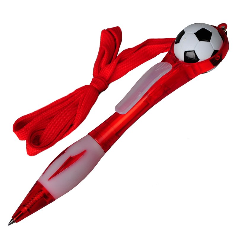 Soccer ballpen, red photo
