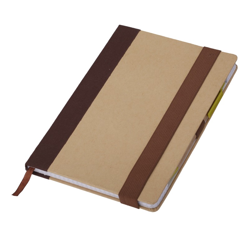 Murcia notepad with ballpen, brown photo