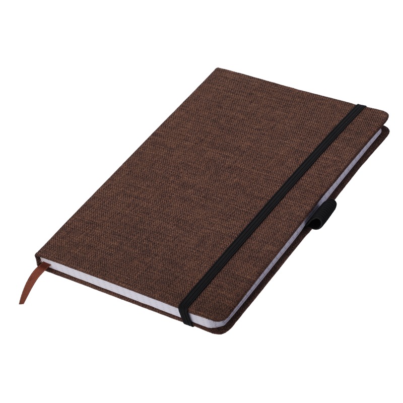 Almeria 140×210/80p squared notepad, brown photo