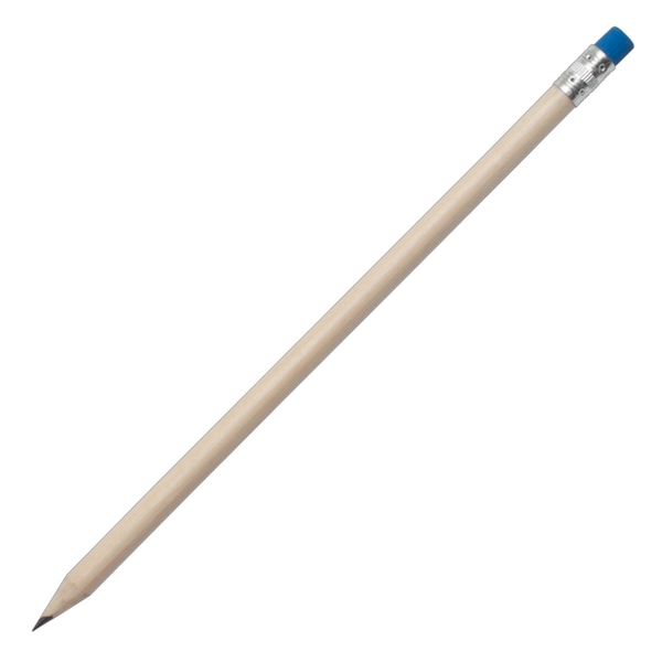 Wooden pencil, blue/ecru photo