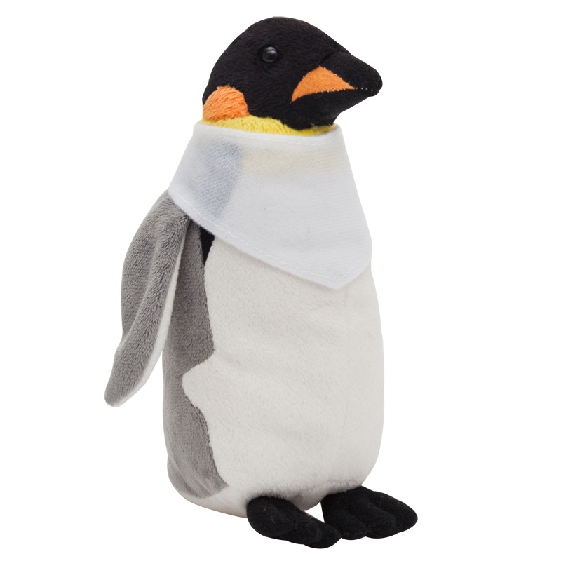 Penguin cuddly toy, white/grey photo