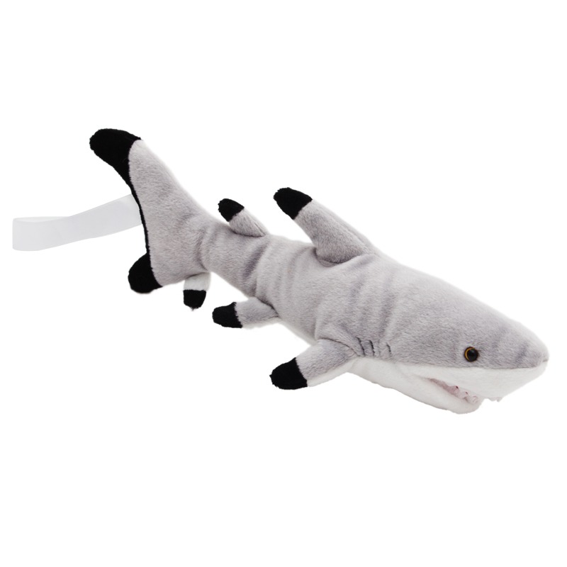 Shark cuddly toy, grey photo