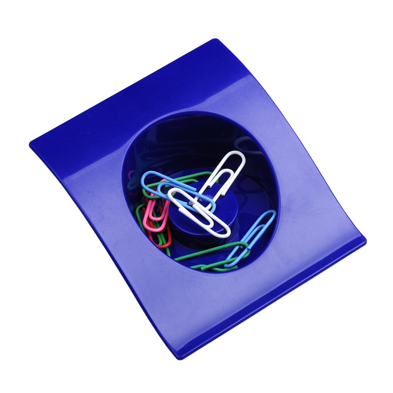 Clip-It paper clip holder, blue photo