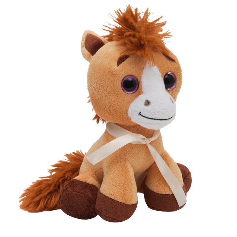 Horse cuddly toy, brown photo