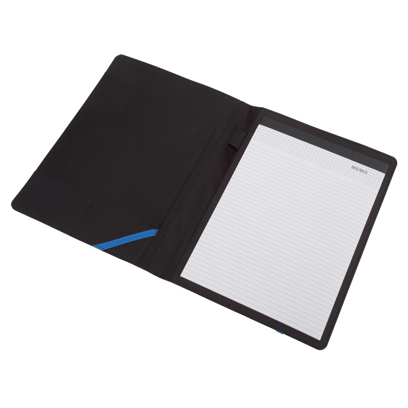 Vasto A4 folder, blue/black photo