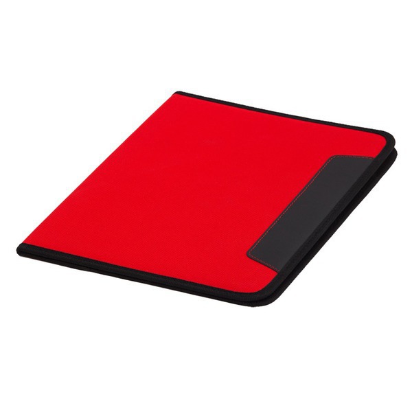 Ortona A4 folder, red/black photo
