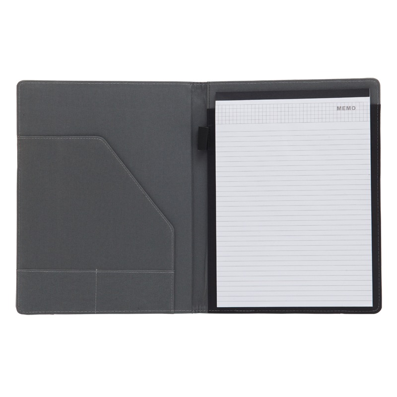 Melfi A4 folder, grey/black photo